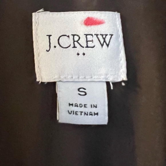 𝅺j Crew Leopard Full Zip Vest Size Small - Picture 7 of 7